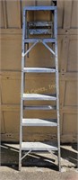 6ft Tall Aluminum Household Ladder