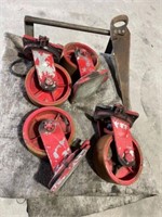 4 Large Heavy Duty Casters
