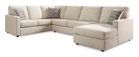Ashley Edenfiled Linen Large 3 oc Sectional Sofa