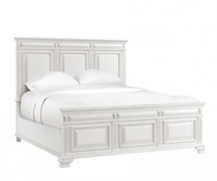 King Elements Calloway Panel Bed (White)