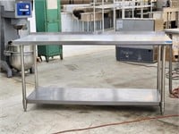 Stationary Stainless Work Table