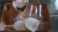 Lot of  glassware and cups