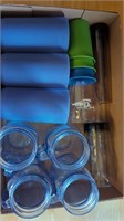 Box of glassware, mugs and cups
