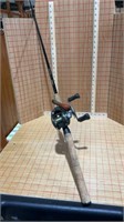 Shimano bait, casting reel on Shimano Rod