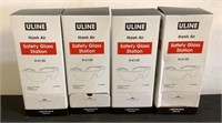 (4) ULINE Safety Glass Stations H-6130