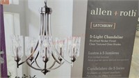 Allen+Roth 5 light chandelier