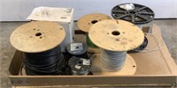 (7) Partial Spools Assorted Electrical Wire