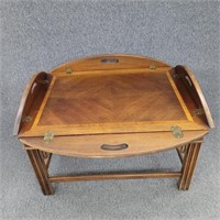VTG. LANE CHINESE CHIPPENDALE BUTLER COFFEE TABLE