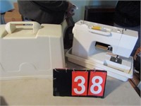 WHITE SEWING MACHINE MODEL 2037 WITH BOX