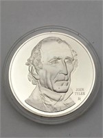 Sterling Presidential Medal, John Tyler
