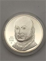 Sterling Presidential Medal, John Quincy Adams