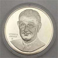 Sterling Presidential Medal, Lyndon B. Johnson