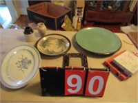 GROUP - MINI CROCK, PLATTERS, FRAMES AND MORE