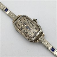 14k Gold Bruner Master Bilt New York Wrist Watch