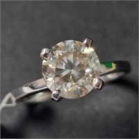 $15940 14K  Diamond (2.01Ct,Si2,Yellowish Green) R