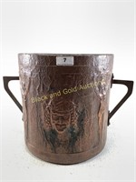 Vintage Copper Nudity Ice Bucket