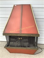 Mid-Century Electric Fireplace Heater