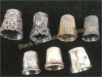 Sterling Silver Thimble Collection