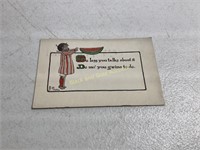 African American Child Post Card