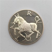 Sterling Silver Round, Taurus