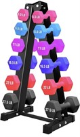 Jeenone 6 tier a-frame dumbbell rack stand