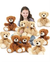 19 count of teddy bear stuffies for gifts etc