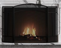 Fire Beauty 3 panel screen arched top