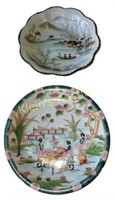 antique nippon plates hand decorated too!