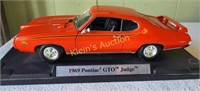1969 GTO large size Die Cast Car 11 /12" long