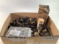 Box of Assorted Oil/Kerosene Lamp Parts
