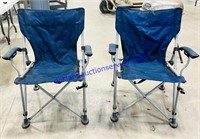 Pair of Fold Up Lawn Chairs