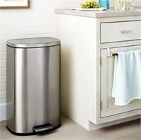 Bright room 11.8 gallon stainless steel trash can