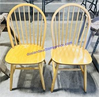 Pair of Matching Wooden Chairs