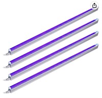 Barrina UV LED Blacklight Bar, 22W 4ft 4 pack