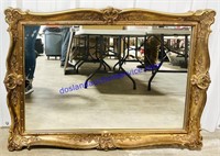 Plastic Gold Framed Mirror (42 x 30)