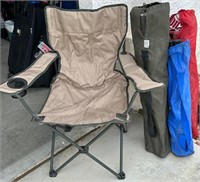 V - LOT OF 4 CAMP CHAIRS