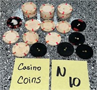 403 - LOT OF CASINO COINS (N10)