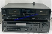 Sony Stereo Cassette Deck & Audio/Video Control