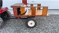 Garden Cart Wooden W/Tool Holder