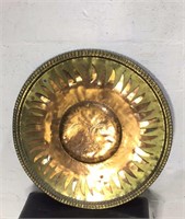 Large Brass Sun Deity Q15D