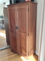 Wood Storage Cabinet