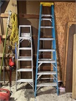 Warner 8 ft Ladder & 6 ft Ladder