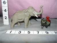 Porcelain & Die Cast Elephants