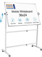 New Mobile Whiteboard with Stand 36x24 inch