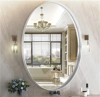 New Hasipu 24×36 Inch Oval Wall Mirror for