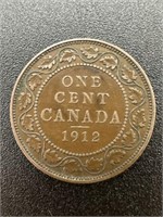 1912 Canadian large penny