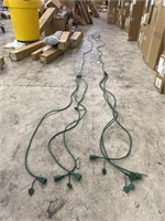 New set of 2, 15 foot long triple ended outdoor