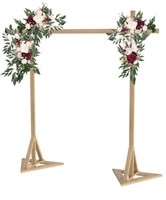 New (opened box) Wooden Wedding Square Arch