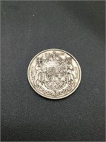 1947 Canadian 50 Cent coin