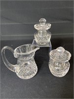 Lot Of Three Pieces Waterford Crystal